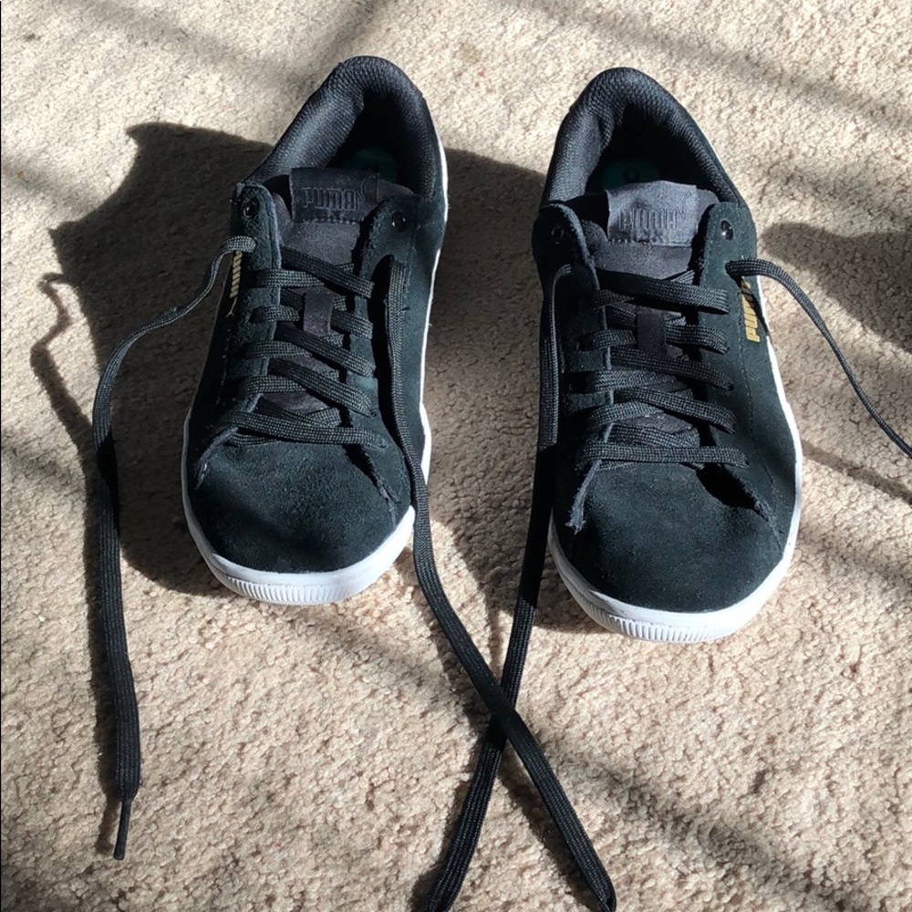Suede puma varsity sneakers